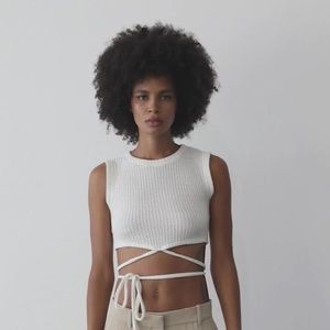 Trois the Label Maia Top Off White Medium